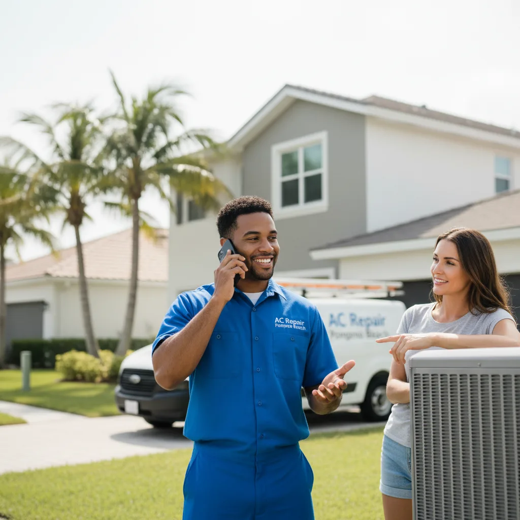 AC Repair Pompano Beach customer support in Paris